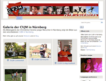 Tablet Screenshot of galerie.cvjm-nuernberg.de